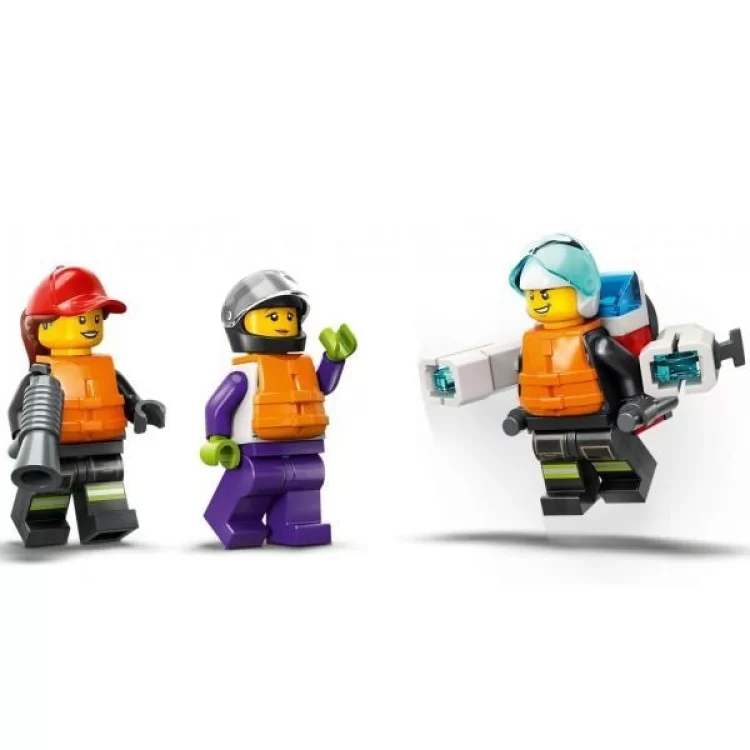 в продажу Конструктор LEGO City Човен пожежної бригади 144 деталі (60373) - фото 3