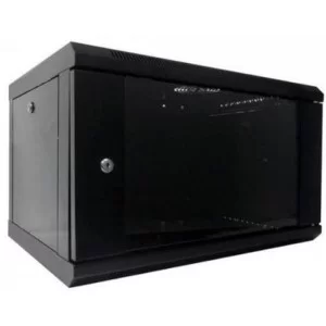 Шафа настінна Hypernet 4U 19" 600x300 (WMNC-30-4U-FLAT-BLACK)