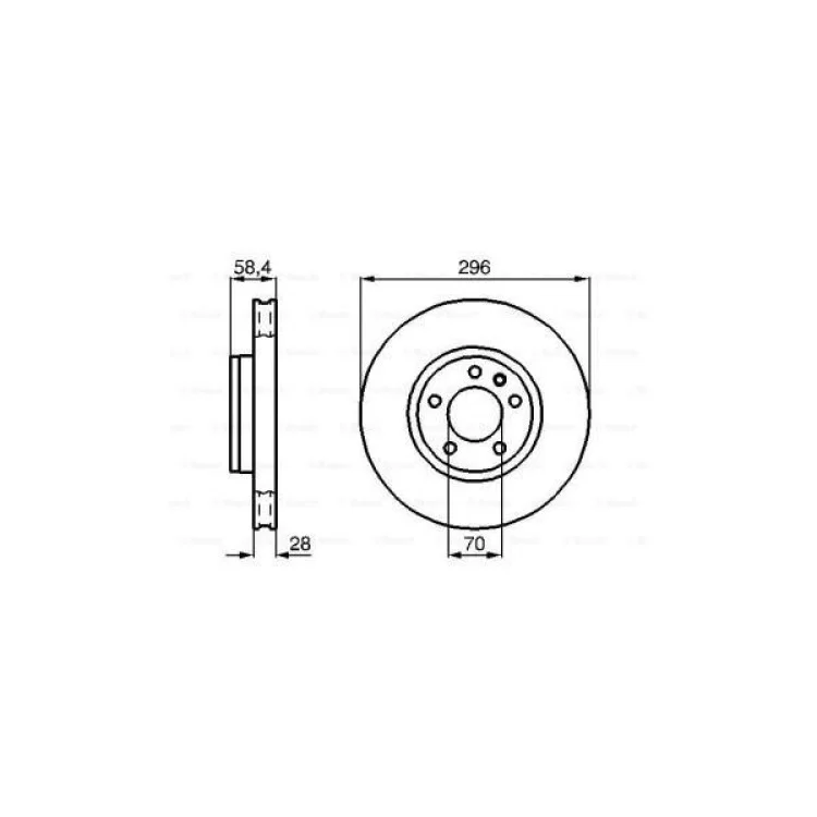 Гальмівний диск Bosch 0 986 478 593 відгуки - зображення 5