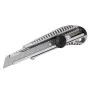 Нож монтажный Sigma металлический корпус, лезвие 18мм, винтовой замок (8211031)