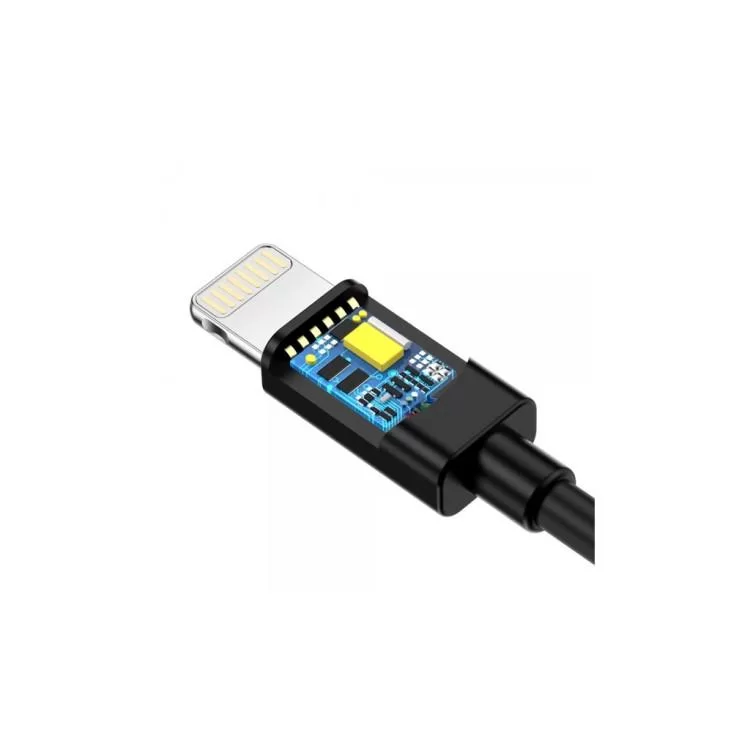 продаем Дата кабель USB 2.0 AM to Lightning 1.2m 2.1A MFI Black Choetech (IP0026-BK) в Украине - фото 4