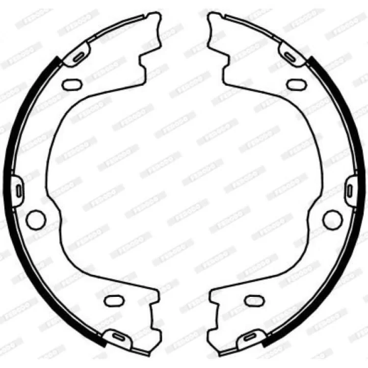 Тормозные колодки FERODO FSB4087 цена 1 433грн - фотография 2