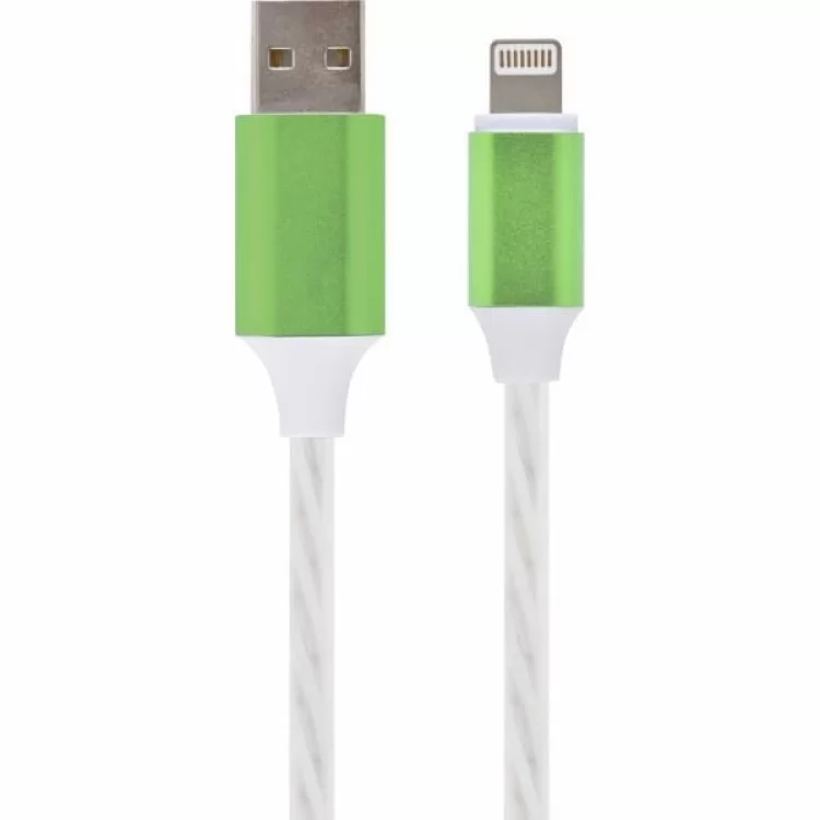 Дата кабель USB 2.0 AM to Lightning 1.0m 2A Cablexpert (CC-USB-8PLED-1M) ціна 299грн - фотографія 2