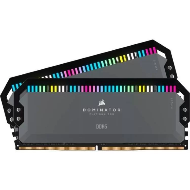 в продаже Модуль памяти для компьютера DDR5 32GB (2x16GB) 6000 MHz Dominator Platinum RGB Gray Corsair (CMT32GX5M2D6000Z36) - фото 3