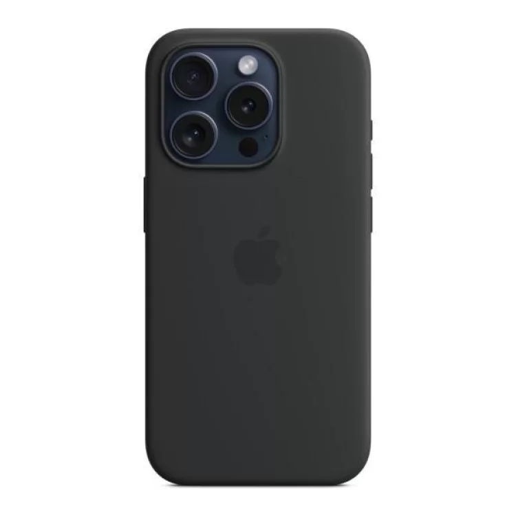 Чехол для мобильного телефона Apple iPhone 15 Pro Silicone Case with MagSafe Black (MT1A3ZM/A) цена 2 958грн - фотография 2