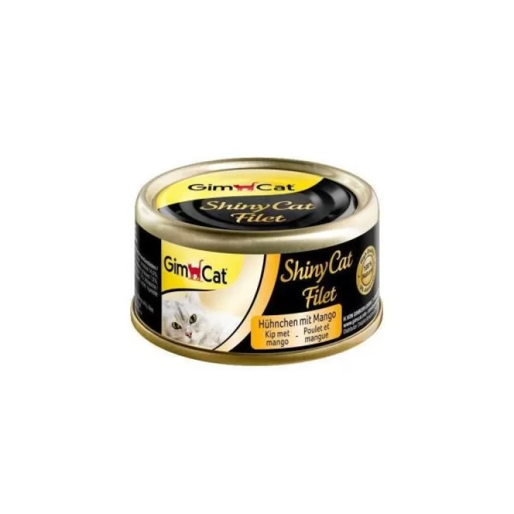 Консервы для кошек GimCat Shiny Cat Filet курица и манго 70 г (4002064412979)
