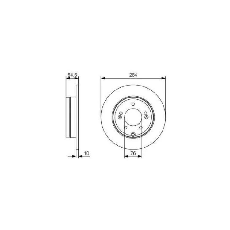 в продажу Гальмівний диск Bosch 0 986 479 T49 - фото 3