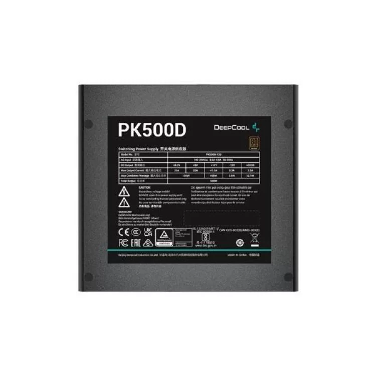 в продаже Блок питания Deepcool 500W PK500D (R-PK500D-FA0B-EU) - фото 3