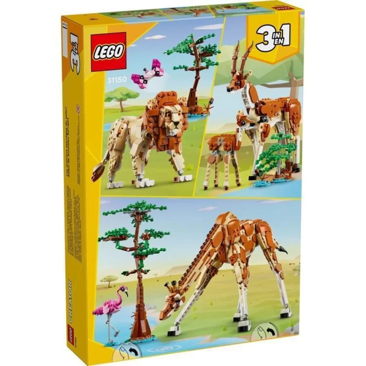 Конструктор LEGO Creator Дикі тварини сафарі 780 деталей (31150) - фото 10