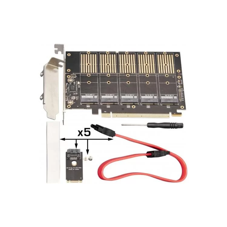 Контролер Frime PCI-E-5xM.2 (B Key) WCH382L (ECF-PCIEtoSSD010) характеристики - фотографія 7