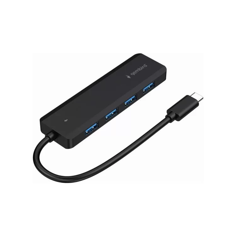 Концентратор Gembird 4 ports USB 3.1,USB-C, USB-C PD (UHB-CM-U3P4P-01) цена 670грн - фотография 2