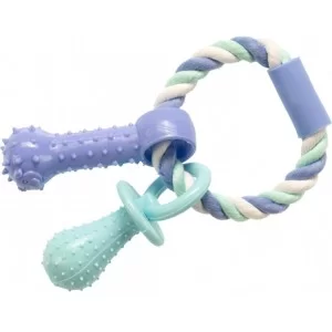 Игрушка для собак GimDog Дент Плюс веревка/кольцо с термопластической резиной 15 см (8009632024561)
