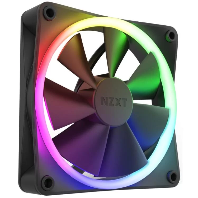 Кулер для корпуса NZXT F140RGB Twin (Black) (RF-R14DF-B1) цена 5 676грн - фотография 2