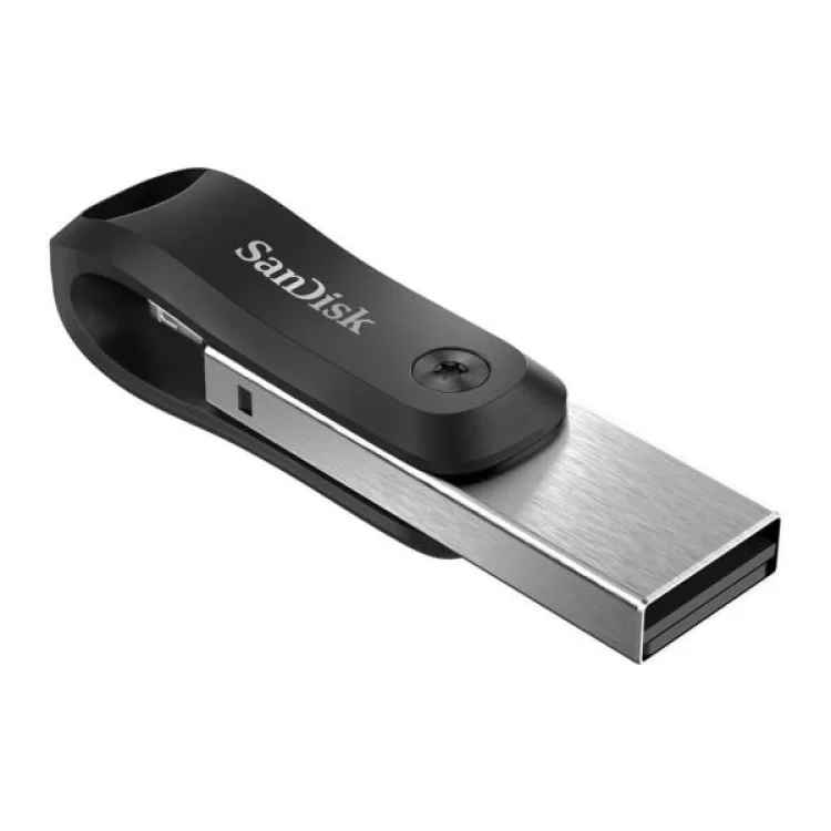 USB флеш накопичувач SanDisk 128GB iXpand Go USB 3.0/Lightning (SDIX60N-128G-GN6NE) ціна 2 521грн - фотографія 2