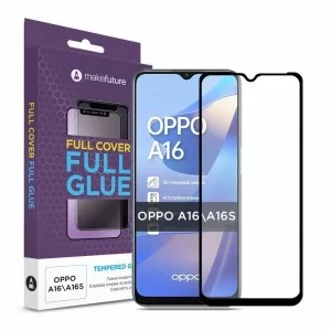 Скло захисне MakeFuture Oppo A16/A16s Full Cover Full Glue (MGF-OPA16/A16S)