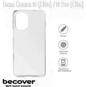 Чохол до мобільного телефона BeCover Tecno Camon 19 (CI6n)/19 Pro (CI8n) Transparancy (708659)