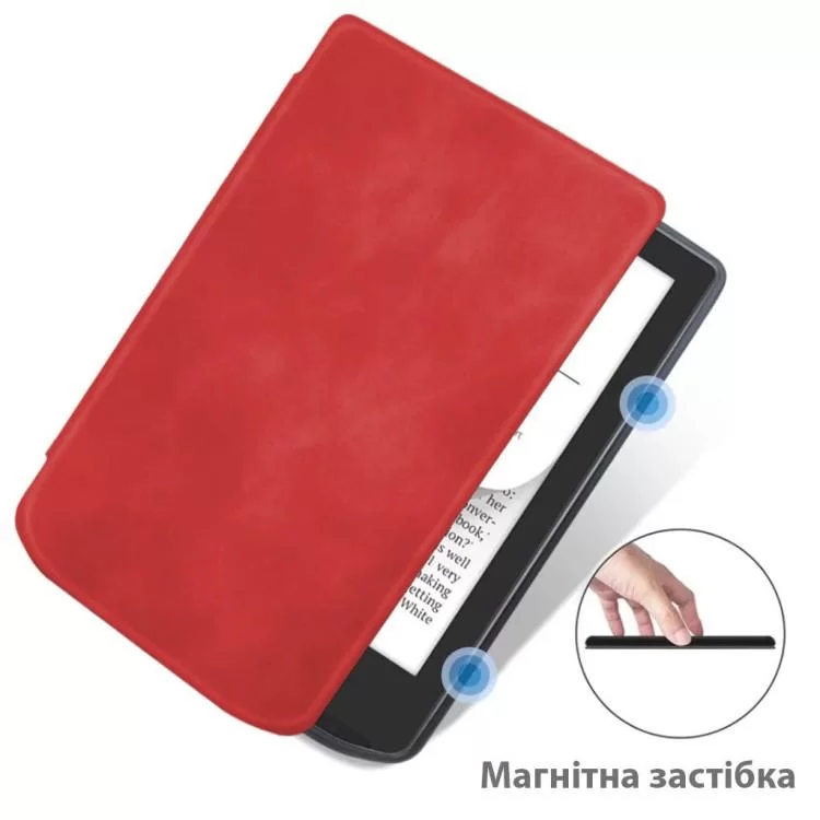 продаємо Чохол до електронної книги BeCover Smart Case PocketBook 629 Verse / 634 Verse Pro 6" Red (710979) в Україні - фото 4
