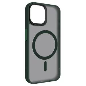 Чохол до мобільного телефона Armorstandart Uniq Magsafe Apple iPhone 15 Dark Green (ARM75320)