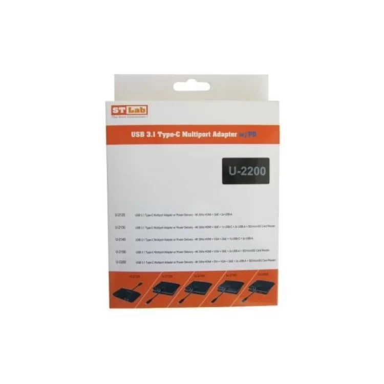 Концентратор ST-Lab USB 3.1 Type-C to HDMI 4K + DVI + VGA + 2хUSB3.0 + Gigabit R (U-2200) відгуки - зображення 5