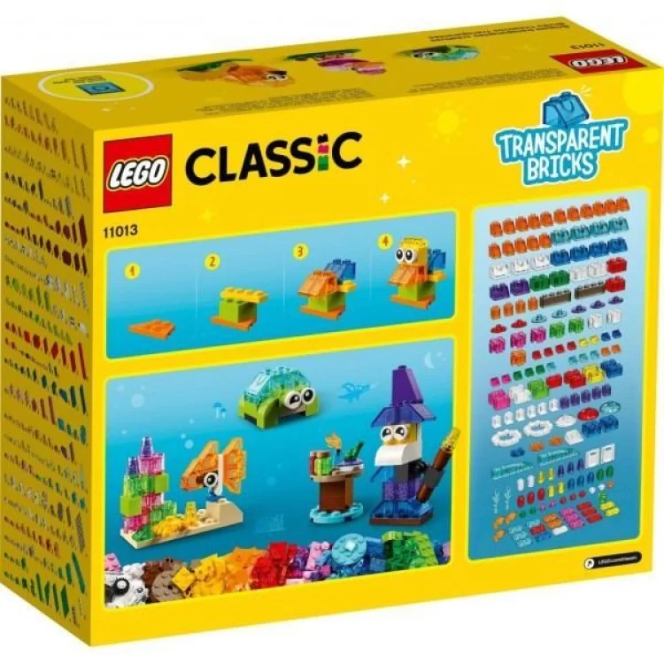 Конструктор LEGO Classic Прозорі кубики для творчості (11013) - фото 11