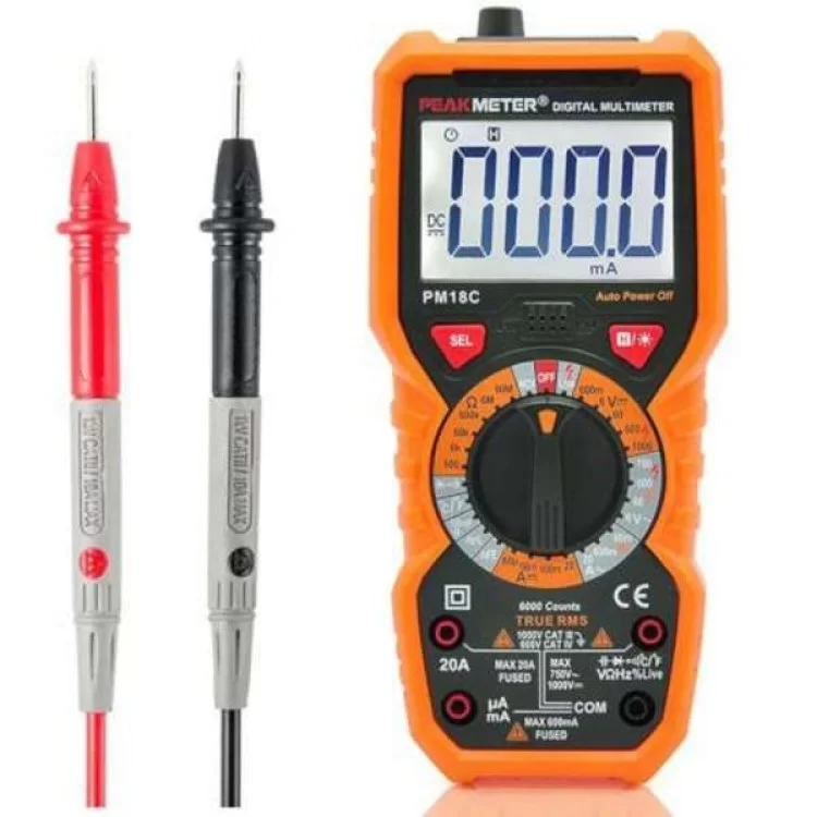 Цифровой мультиметр Protester многофункциональный с True RMS (PM18C) - фотография 2