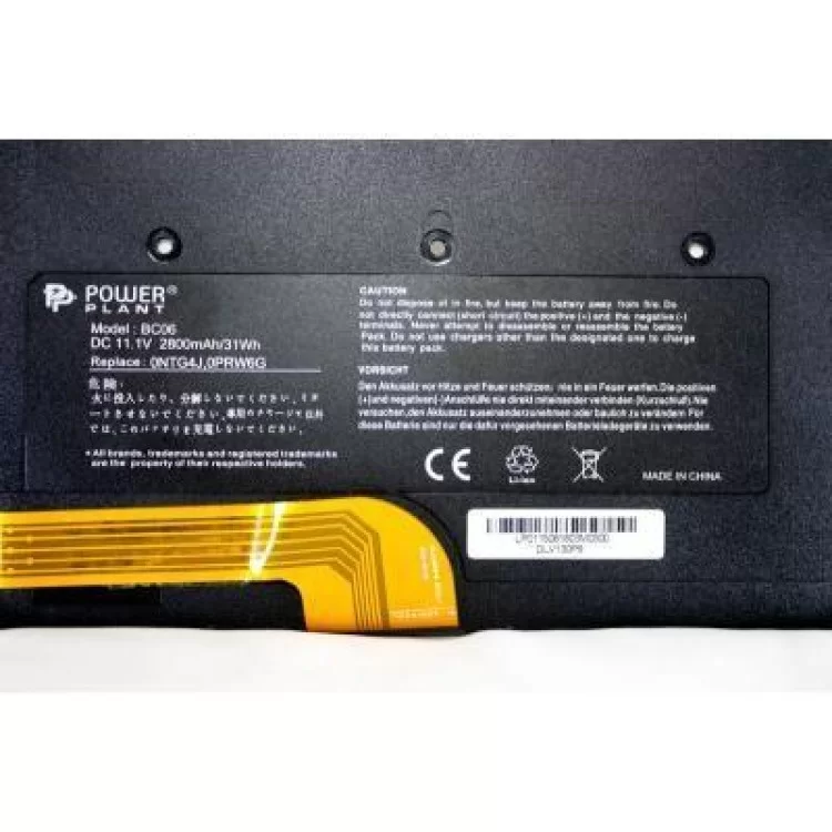 в продажу Акумулятор до ноутбука DELL Vostro V13 (0NTG4J) 11.1V 2800mAh PowerPlant (NB00000216) - фото 3