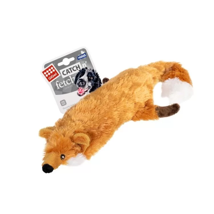 Іграшка для собак GiGwi Catch & fetch Лиса з великою пищалкою 63 см (75016) ціна 850грн - фотографія 2
