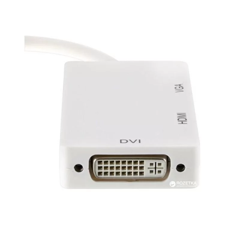 Порт-реплікатор PowerPlant mini Display Port — HDMI, DVI, VGA (3 в 1) (CA910946) ціна 792грн - фотографія 2