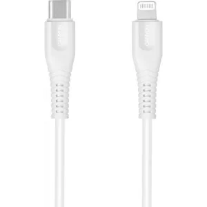 Дата кабель USB-C to Lightning 1.2m MFI White Canyon (CNS-MFIC4W)