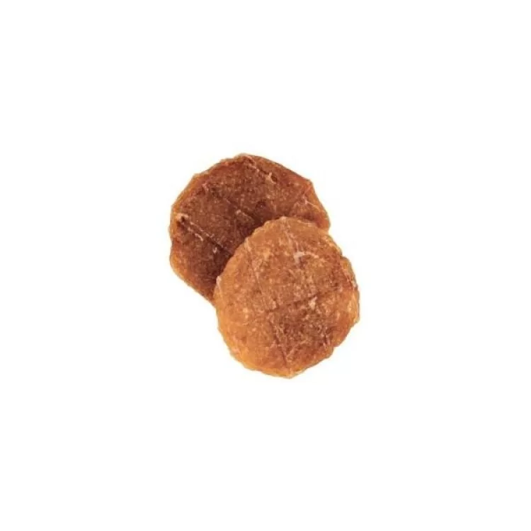 Лакомство для собак Half&Half в форме мясных монет с уткой 100 г (4823082431823) цена 165грн - фотография 2