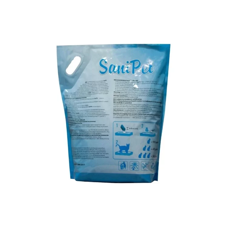 Наполнитель для туалета Природа Sani Pet силикалевый 7.6 л (4823082434213) цена 618грн - фотография 2