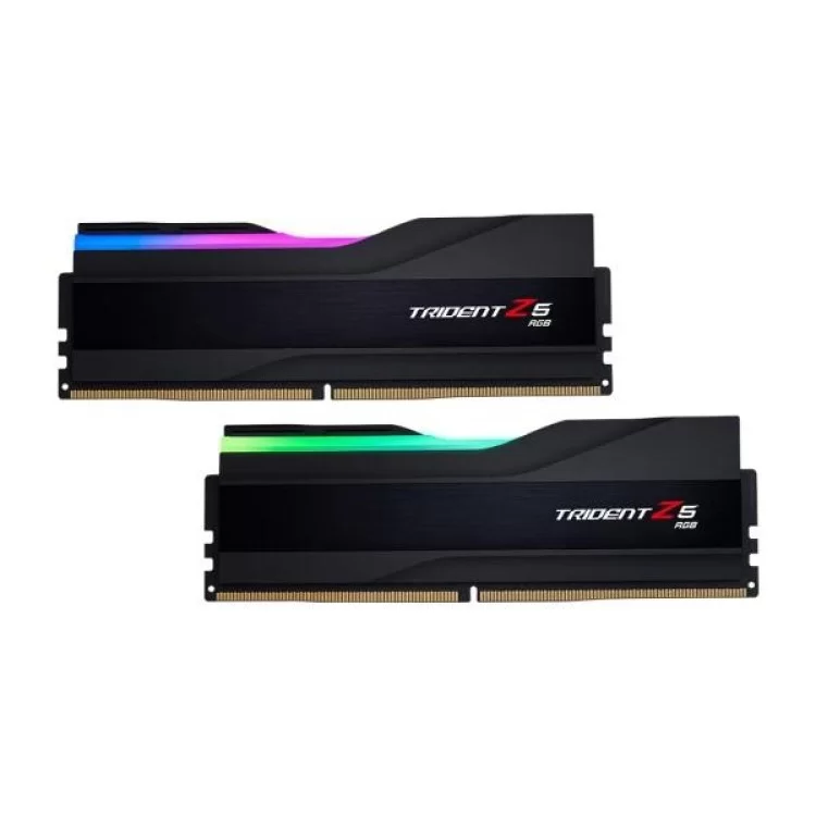 Модуль памяти для компьютера DDR5 64GB (2x32GB) 6000 MHz Trident Z5 RGB G.Skill (F5-6000J3040G32GX2-TZ5RK)