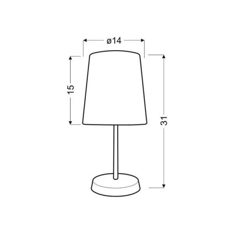 Настільна лампа Candellux 41-98552 GALA (41-98552) ціна 1 826грн - фотографія 2