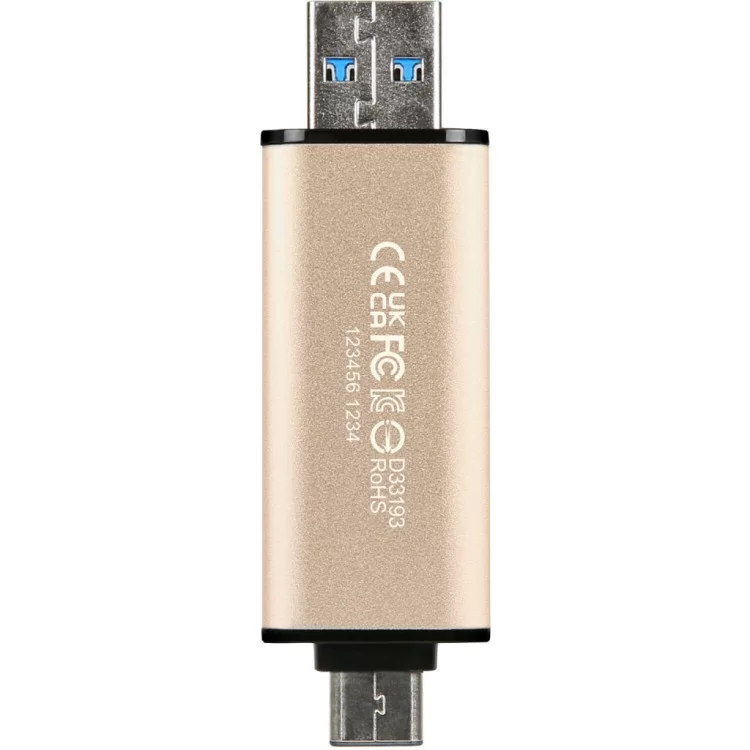 USB флеш накопитель Transcend 512GB JetFlash 930C Gold-Black USB 3.2/Type-C (TS512GJF930C) инструкция - картинка 6