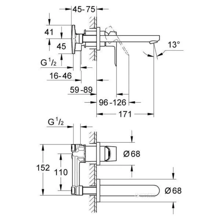 Змішувач Grohe BauLoop (20289000) ціна 9 673грн - фотографія 2