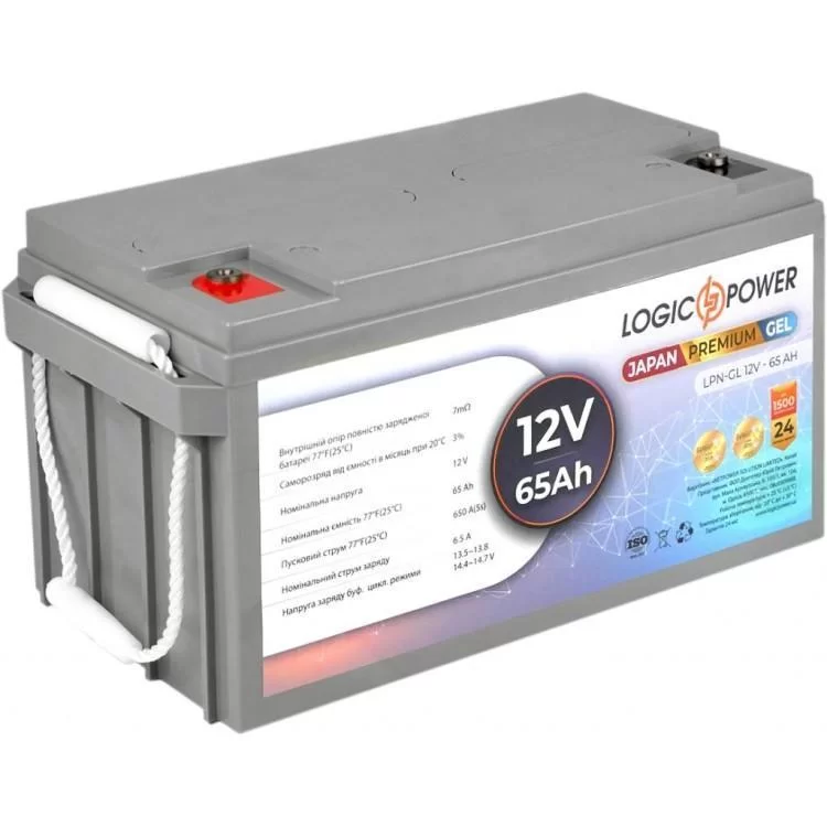 Батарея к ИБП LogicPower LPN-GL 12В 65Ач (13718)