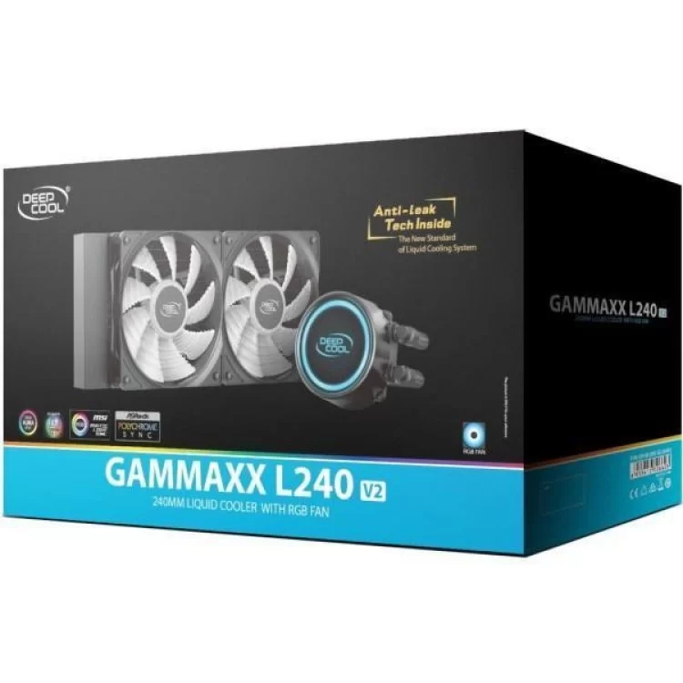 Система жидкостного охлаждения Deepcool GAMMAXX L240 V2 - фото 10