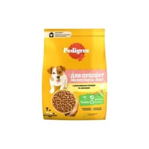 Сухий корм для собак Pedigree для цуценят малих порід з птицею та овочами 7 кг (5998749145210)