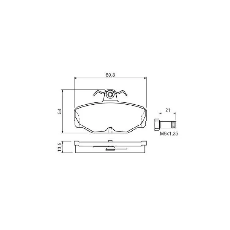 Тормозные колодки Bosch 0 986 469 810 характеристики - фотография 7