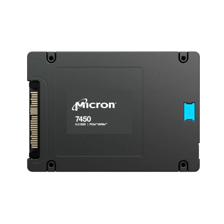 Накопичувач SSD U.3 2.5" 3.84TB 7450 PRO 7mm Micron (MTFDKCB3T8TFR-1BC1ZABYYR) ціна 54 715грн - фотографія 2