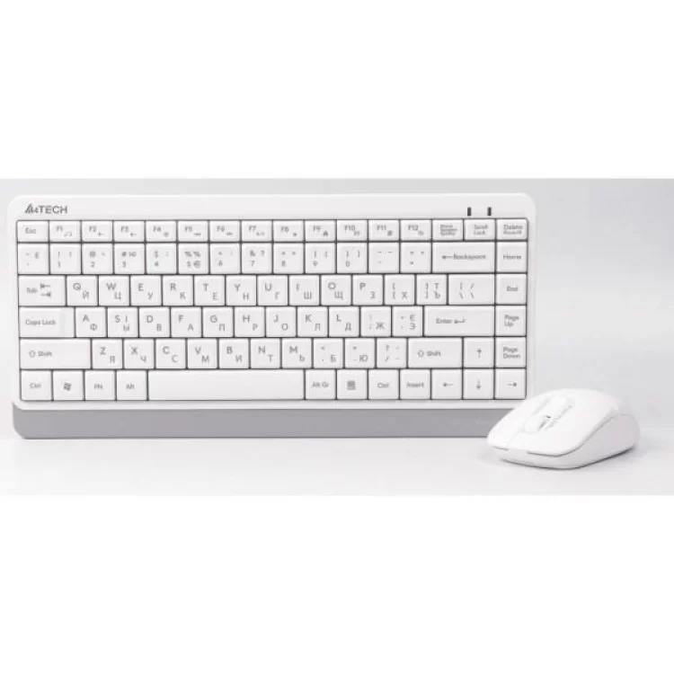 Комплект A4Tech FG1112S Wireless White (FG1112S White) ціна 1 438грн - фотографія 2