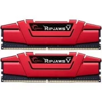 Модуль памяти для компьютера DDR4 8GB (2x4GB) 2400 MHz RipjawsV Red G.Skill (F4-2400C15D-8GVR)