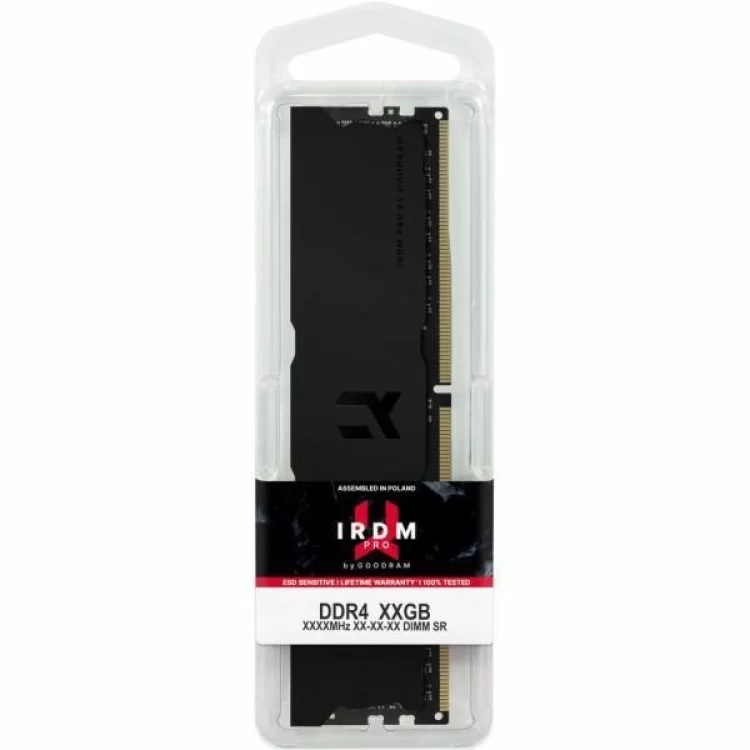 в продажу Модуль пам'яті для комп'ютера DDR4 8GB 3600 MHz Iridium Pro Deep Black Goodram (IRP-K3600D4V64L18S/8G) - фото 3