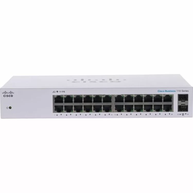 Комутатор мережевий Cisco CBS110-24T-EU ціна 18 119грн - фотографія 2