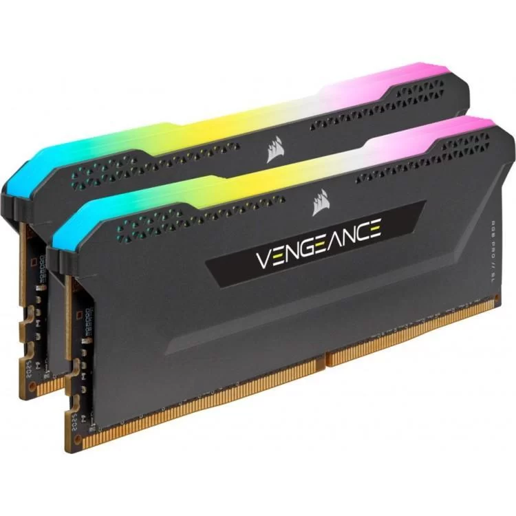 в продаже Модуль памяти для компьютера DDR4 16GB (2x8GB) 3200 MHz Vengeance RGB PRO Black Corsair (CMH16GX4M2E3200C16) - фото 3