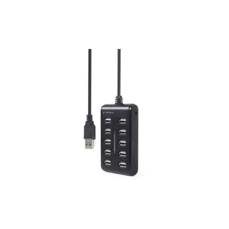 в продажу Концентратор Gembird USB 2.0 10 ports black (UHB-U2P10P-01) - фото 3