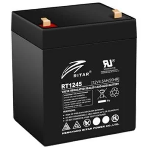 Батарея до ДБЖ Ritar AGM RT1245, 12V-4.5Ah, Black (RT1245B)