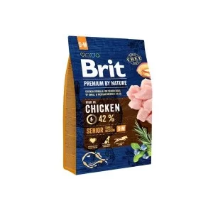 Сухий корм для собак Brit Premium Dog Senior S+M 3 кг (8595602526390)