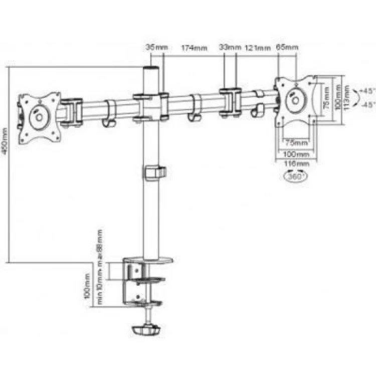 продаємо Кронштейн ITech MBS-12F в Україні - фото 4