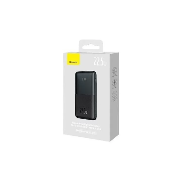 Батарея універсальна Baseus Bipow Pro 20000mAh, 22.5W, QC/3.0, Black (PPBD030001) ціна 1 821грн - фотографія 2